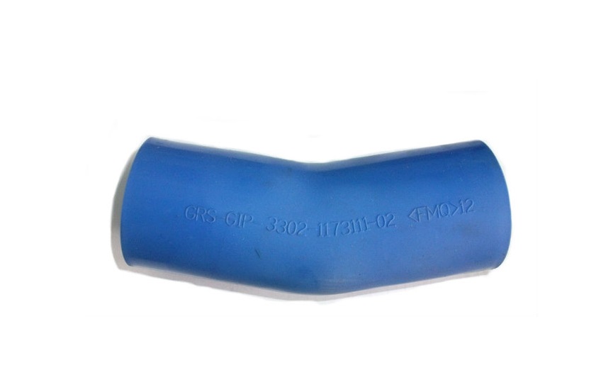 купить Муфта охладителя угловая ГАЗ-3302 Бизнес дв.Cummins (50х160 красный силикон 4 слоя / ПТП